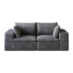 71" Cloud Sofa in Corduroy Fabric