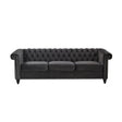 Chesterfield Style 3 Seater Sofa With Deep Button Tufting - Best Buy Furniture