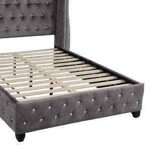 Sophia - Crystal Tufted Upholstered Bed