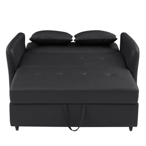 Convertible Sleeper Sofa Bed With 3 USB Ports