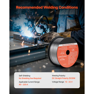 Flux Core MIG Welding Wire, E71T-GS 0.035-inch 2 LBS
