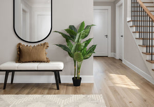 42" Tall, Artificial Plant, Evergreen Tree, Indoor, Faux, Fake, Floor, Greenery, Potted, Decorative - Green / Black - Best Buy Furniture