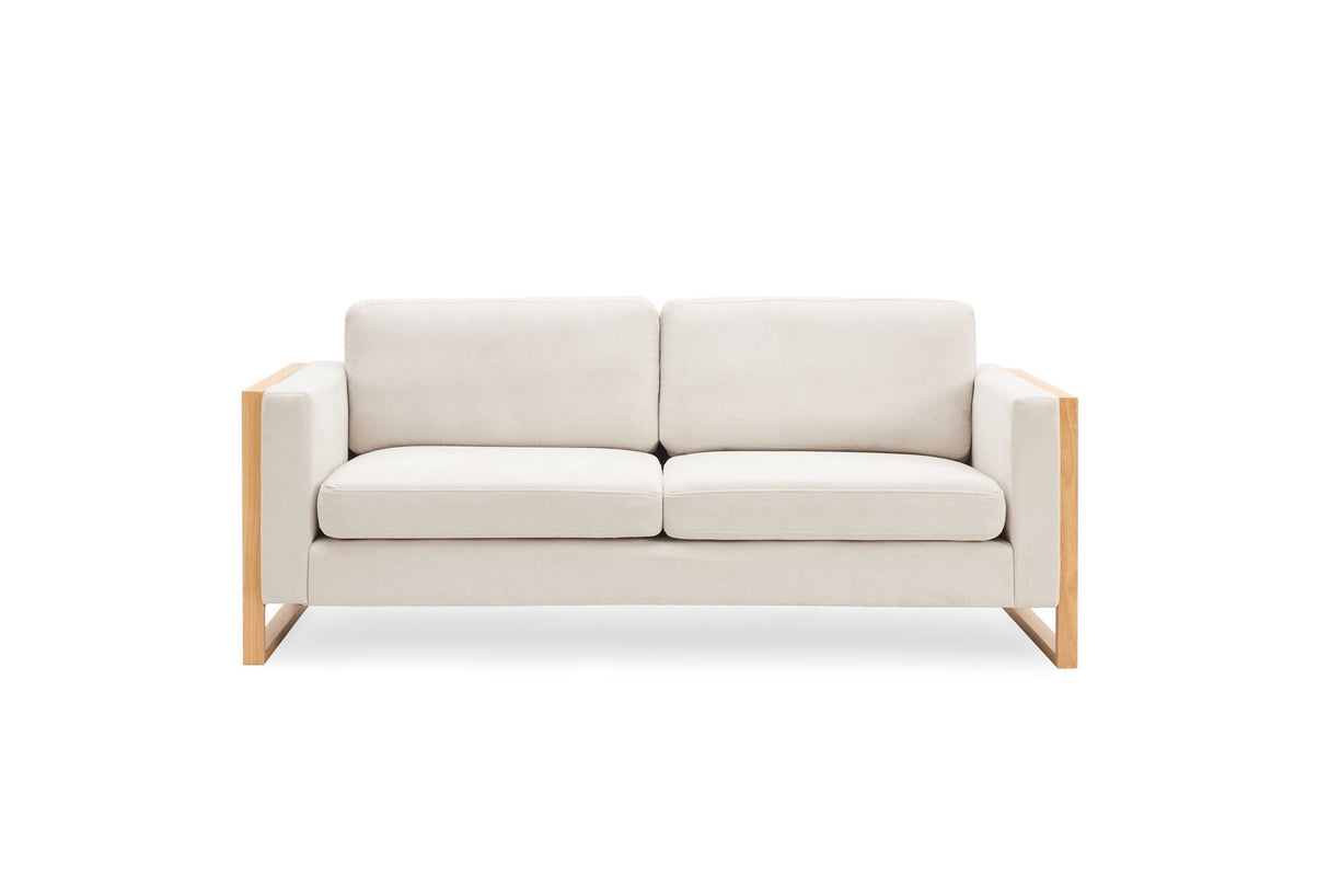Modern Sofa With Solid Wood Legs, 3 Seater - Best Buy Furniture