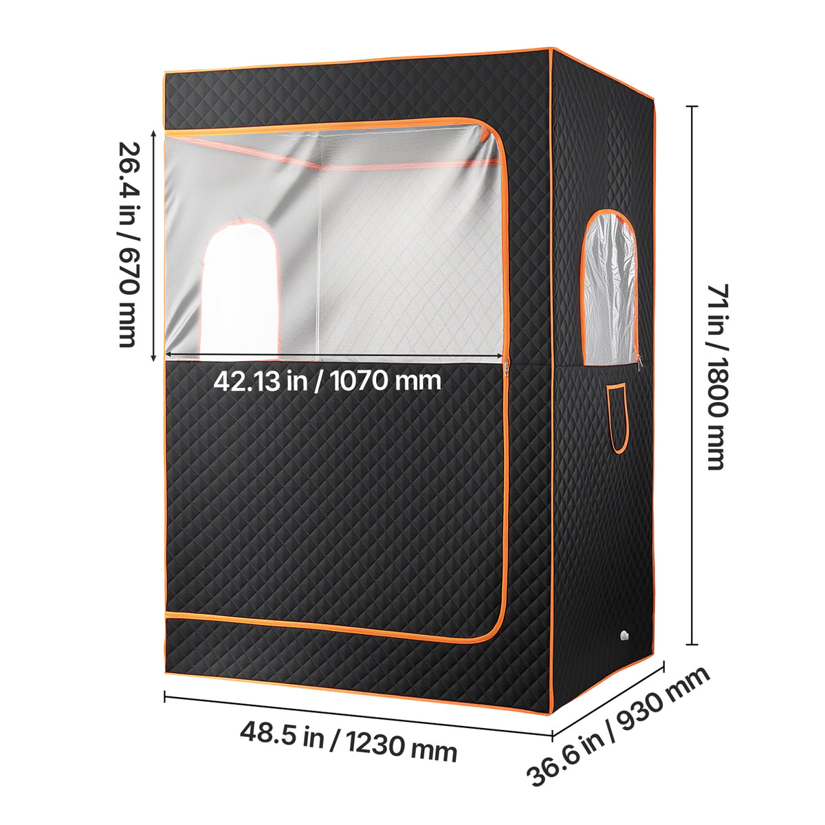 Upgraded Portable Steam Sauna for Home, 2 Person Spa Tent