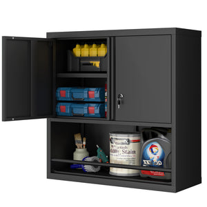 Metal Adjustable 2 Doors Storage Cabinet