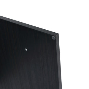Modern Wall Mounted Bathroom Vanity With Thick Edge Resin Sink And Storage Rack