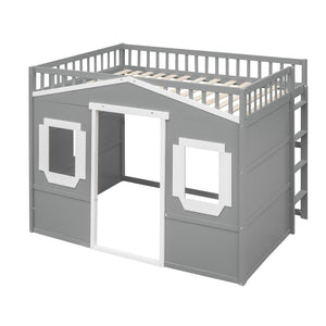 Elegant House Loft Bed With Ladder