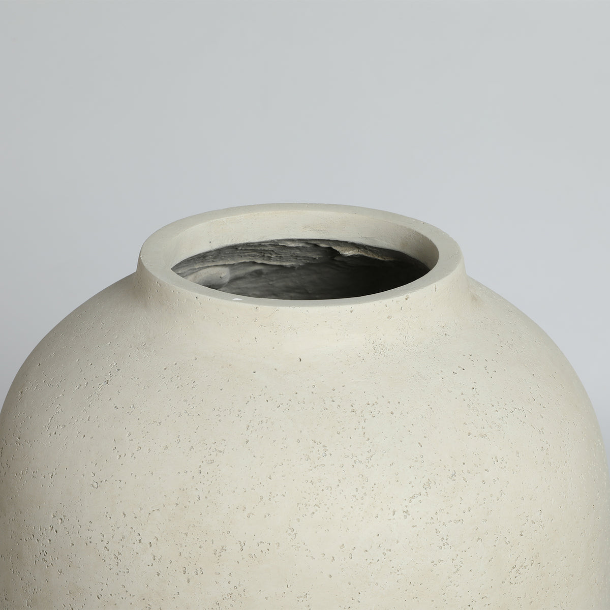 Large Round Concrete Planter