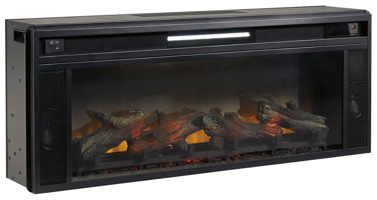 Entertainment Accessories - Fireplace Insert - Rectangular - Black - Best Buy Furniture