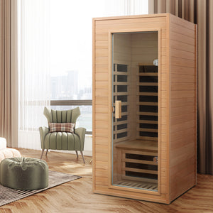 Hemlock One-Person Far Infrared Indoor Sauna Room