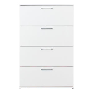 Bliss - Glossy 4 Drawer Jumbo Chest With Extra Deep Storage