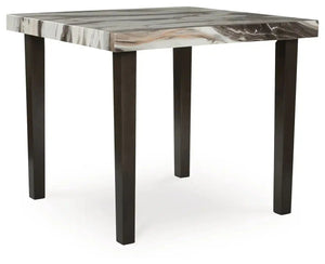 Jeshina - Square Dining Room Counter Table - Dark Brown / Beige - Best Buy Furniture
