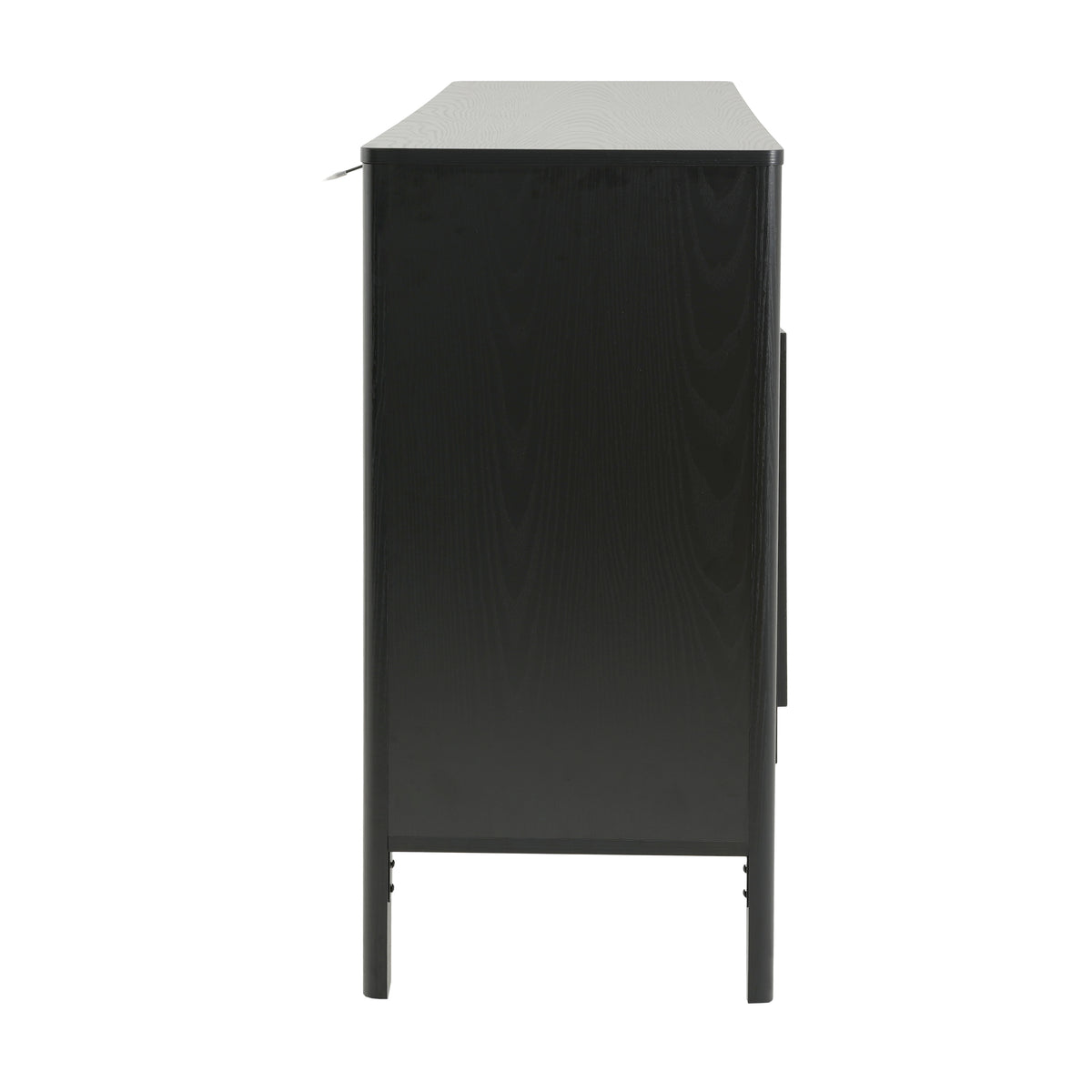 Black Sideboard, 59.06'' Storage Credenza