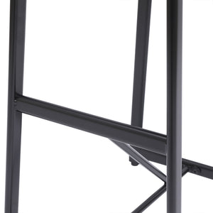 Modern Bar Stools With Backrest For Kitchen (Set of 3)