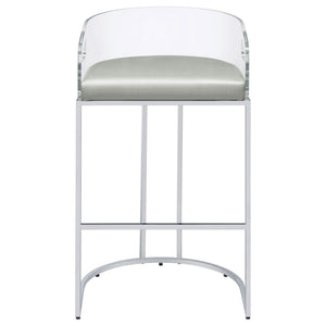 Mello - Upholstered Bar Chair (Set of 2) - Gray