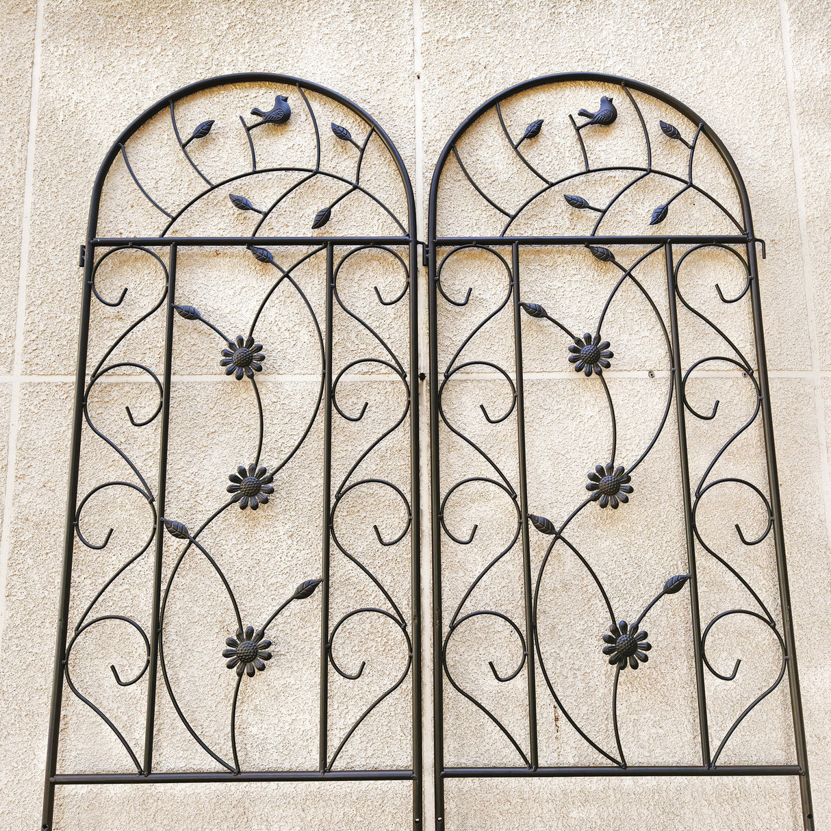 2 Pack Metal Garden Trellis 86.7" x 19.7"