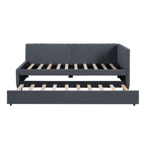 Upholstered Daybed, Sofa Bed Frame, No Box Spring Needed
