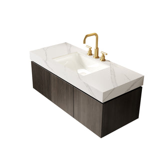 48" MURI Carrara Bathroom Vanity