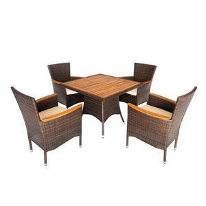 5 Piece Patio Dining Set With Table