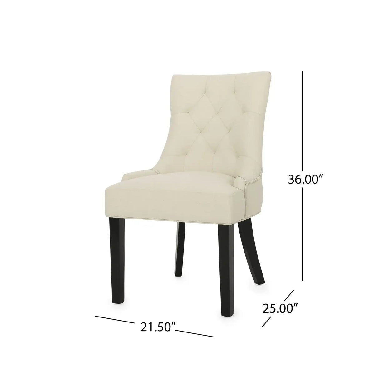 Cheney - Contemporary Dining Chair Tufted Upholstery (Set of 2) - Best Buy Furniture