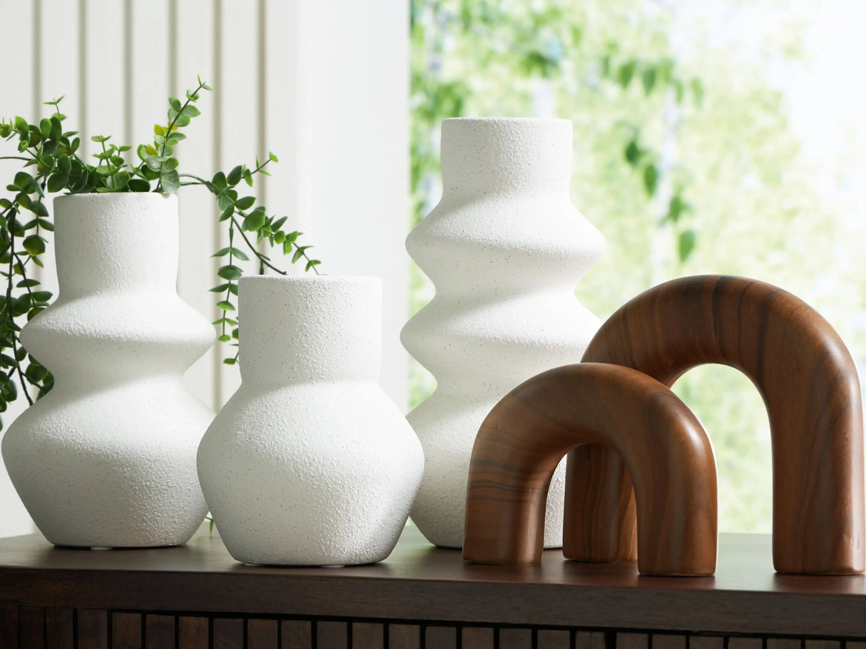 Carterworth - Accessory Set (Set of 5) - White / Brown - Best Buy Furniture