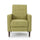 Mid-Century Modern Recliner With Button Tufted Waffle Stitch - Best Buy Furniture