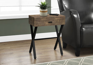 Accent Side X Table, Storage Drawer, Contemporary & Modern - Best Buy Furniture