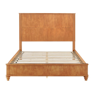 Platform Bed Frame With Tall Headboard
