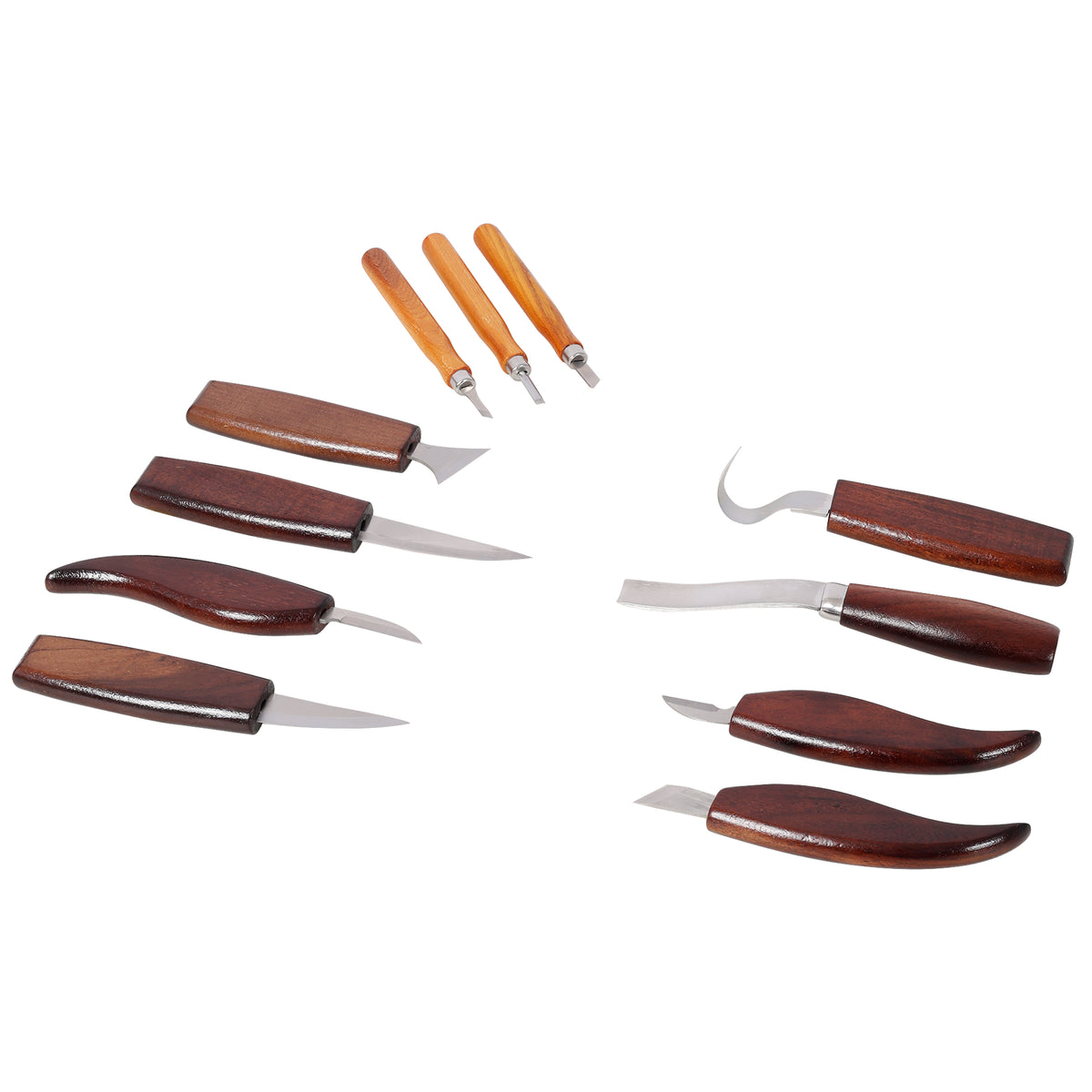 20 Pcs Wood Carving Tools Set with PU Leather Storage Roll Bag