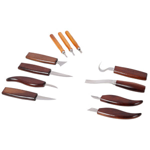 20 Pcs Wood Carving Tools Set with PU Leather Storage Roll Bag