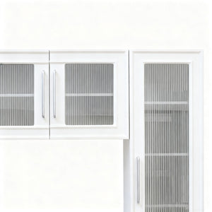 Wall Unit Modern Entertainment Center With Glass Doors
