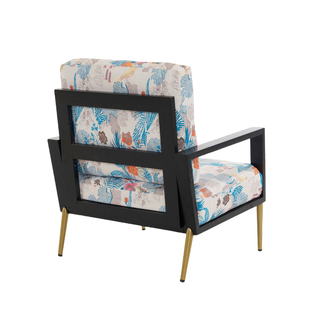 Modern Armchair With Solid Wood Frame