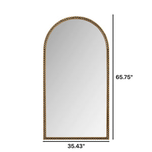 Iron Arch Retro Full Length Mirror With Supporting Feet