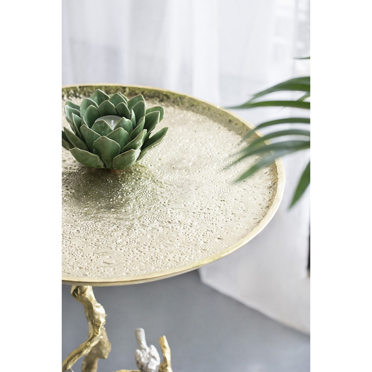 Contemporary Shiny Side Table