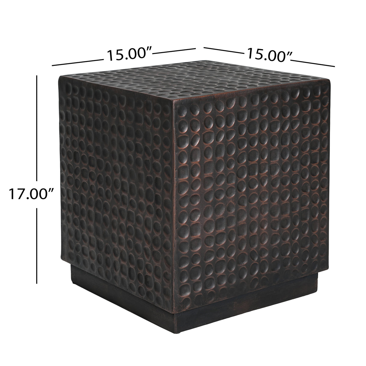 Outdoor Side Table - Patio End Table Cube