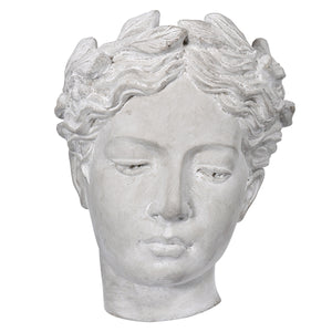 Visage Cement Wall Planter Vase - Small