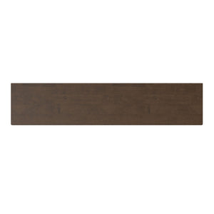 Harper - 4 Shelf Low Bookcase - Walnut Brown