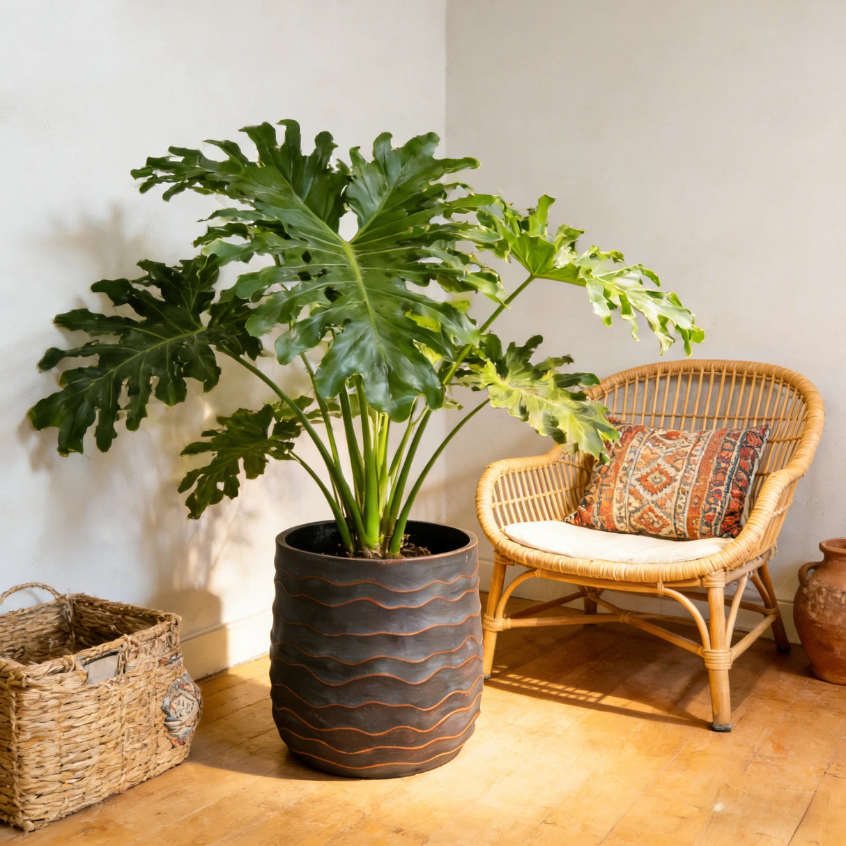 Large Round Planters Set of 2