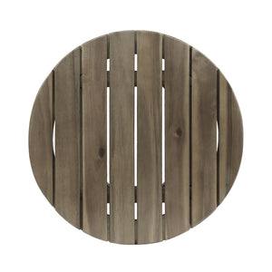 Outdoor Acacia Wood Side Table With Weather Resistance