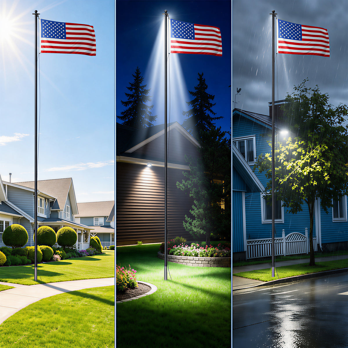 20FT Heavy Duty Flag Pole Kit
