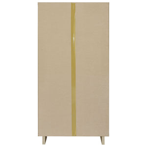 Geilys - 8 Shelf Bookcase With Arch Details - White