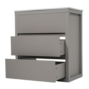Freestanding Bathroom Vanity With Ceramic Sink, 2 Full Extension Drawers