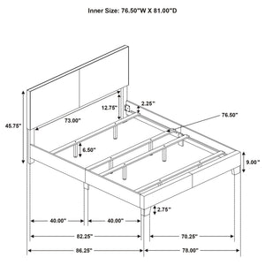Efram - Panel Bed