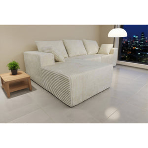 Corner Combination Sofa Sectional Couch With Soft Fabric