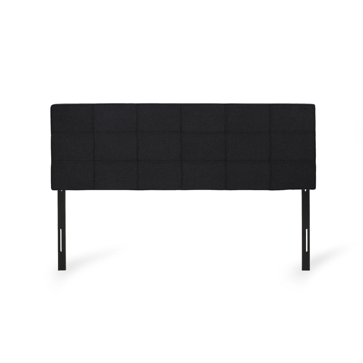 Marakesh - Contemporary Fabric Upholstered King / California King Headboard - Black - Best Buy Furniture