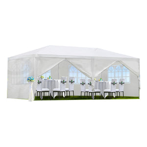 10x20 Outdoor Garden Gazebo with 6 Removable Sidewalls