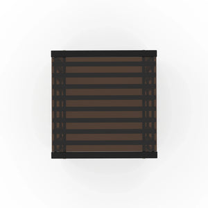 PINSTRIPE DARK END TABLE