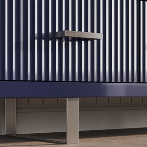 TV Stand With Slatted Drawers