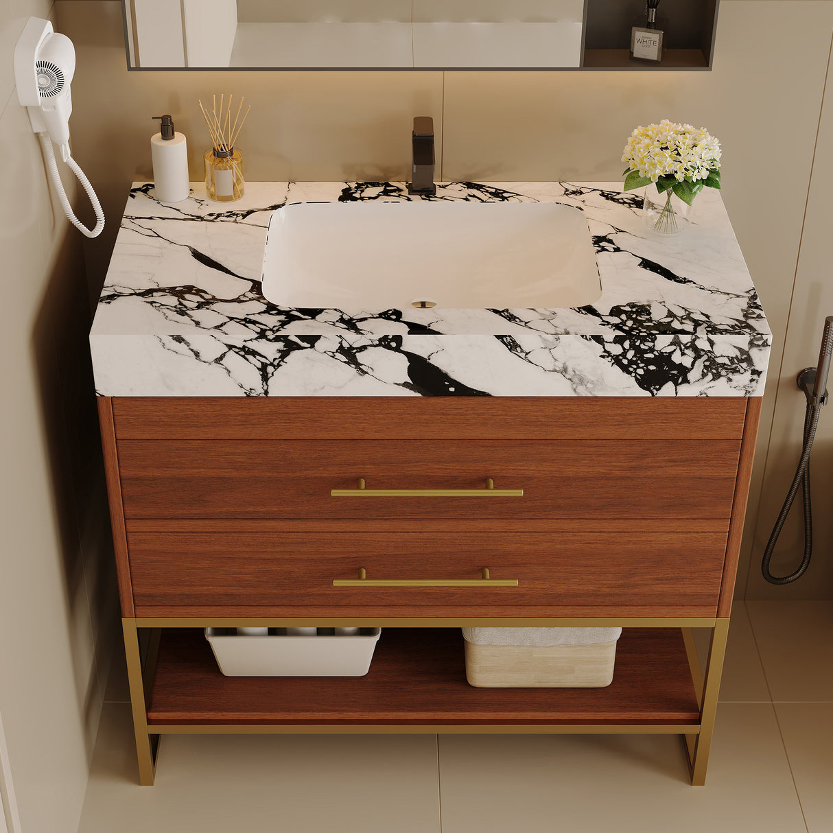 29.9" Modern Free-standing Bathroom Vanity