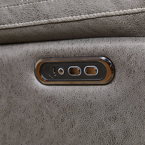 Liyasi - Dual Okin Motor Rocking And 240° Swivel Single Sofa Seat Recliner Chair Infinite Position, Head Rest With Power Function
